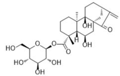 ent-6α,9α-Dihydroxy-15-oxokaur-16-en-19-oic acid β-D-glucopyranosyl ester標準品