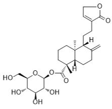 ent-Labda-8(17),13-dien-16,15-olid-19-oic acid glucosyl ester標準品