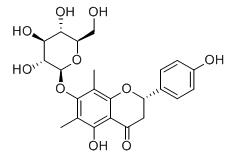 (2S)-7-(beta-D-吡喃葡萄糖基氧基)-2,3-二氫-5-羥基-2-(4-羥基苯基)-6,8-二甲基-4H-1-苯并吡喃-4-酮標(biāo)準(zhǔn)品