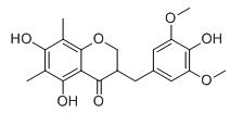 5,7-二羥基-3-（4-羥基-3,5-二甲氧基芐基）-6,8-二甲基鉻-4-酮標準品