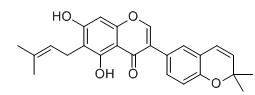 異魚藤色烯異黃酮標(biāo)準(zhǔn)品