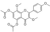5,7-二乙酰氧基-3,4',8-三甲氧基黃酮標(biāo)準(zhǔn)品