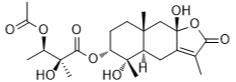 4α,8β-Dihydroxy-3α-(2-hydroxy-3-acetoxy-2-methylbutyryloxy)eudesm-7(11)-en-12,8α-olide標(biāo)準(zhǔn)品