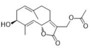 13-乙酰氧基-3β-羥基鍺烷-1（10）E，4E，7（11）-三烯-12,6α-內(nèi)酰胺標準品