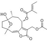 8α-巴豆酰氧基硬毛鉤藤內(nèi)酯 13-O-乙酸酯標準品