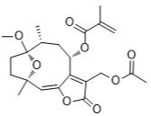 8α-（2-甲基丙烯酰氧基）-1-O-甲基陸地硫醇13-O-乙酸酯標(biāo)準(zhǔn)品